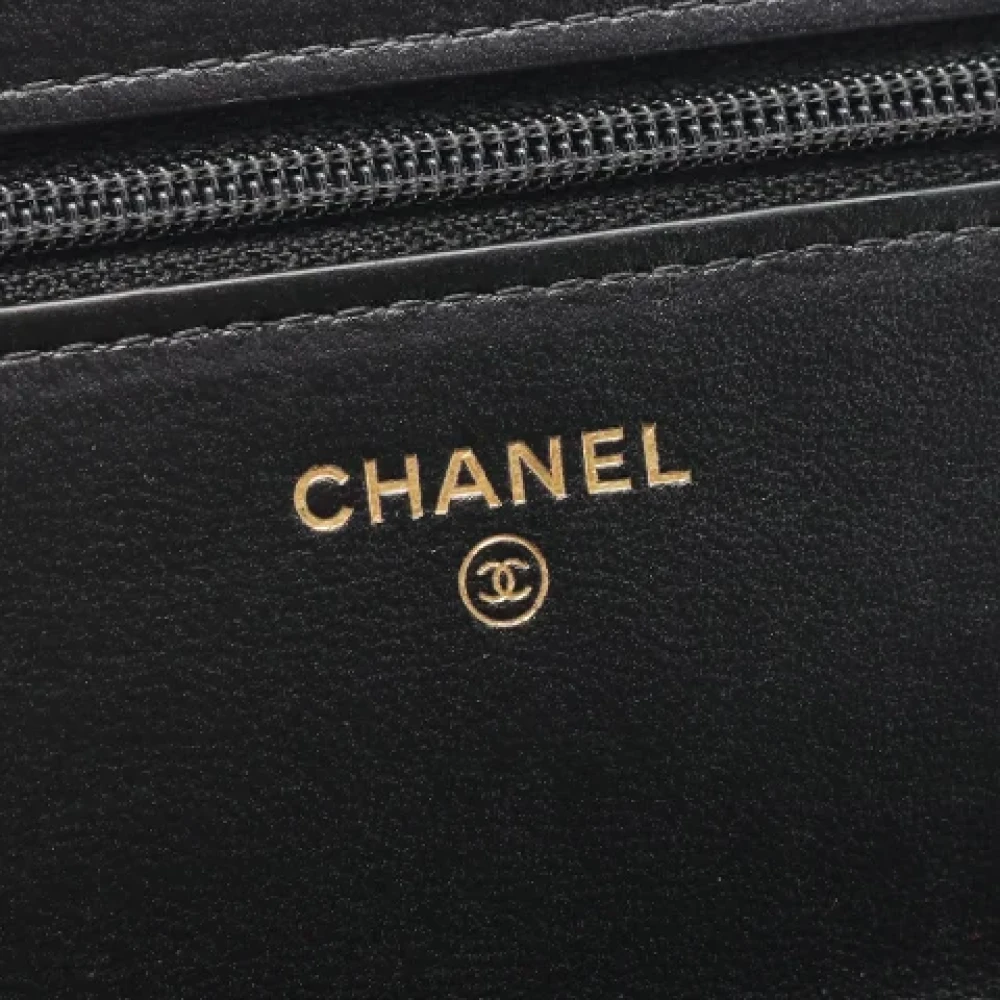 Chanel Vintage Pre-owned Leather chanel-bags Black Dames
