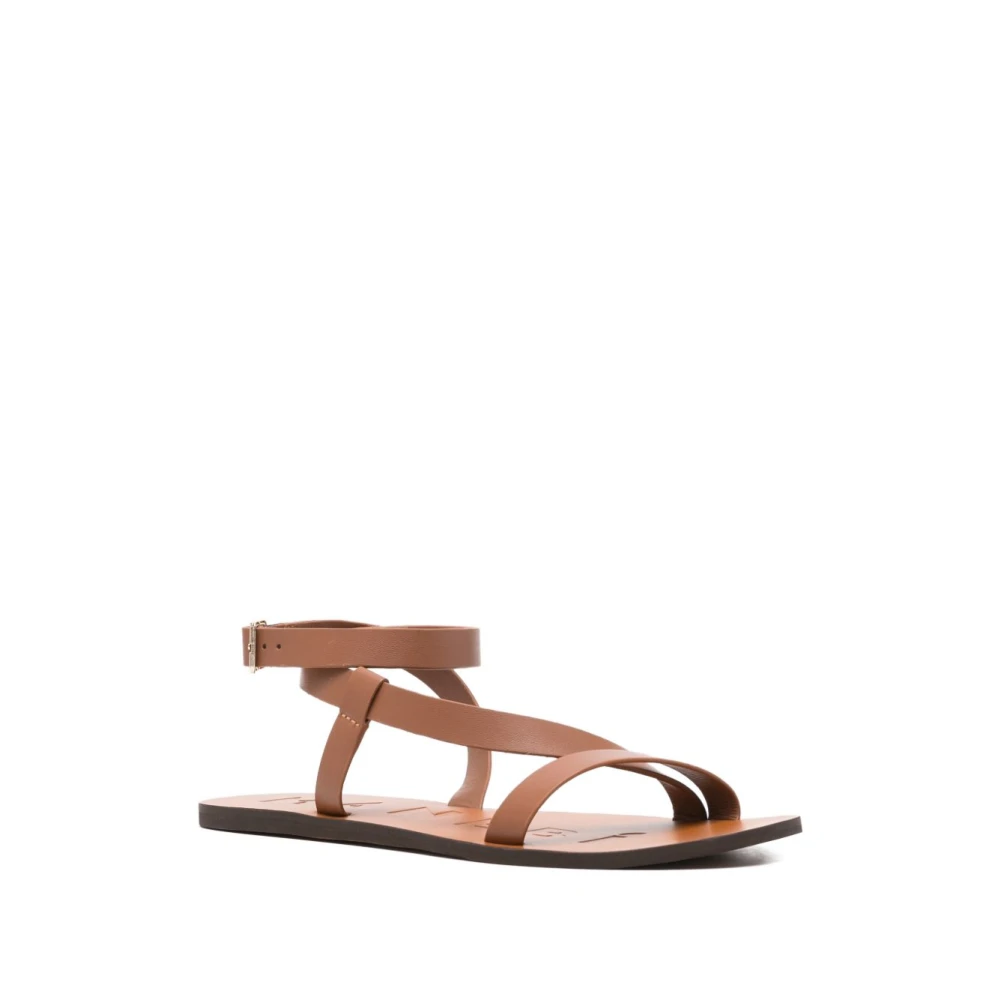 MANEBI Leather Gladiator Sandals - Image 2