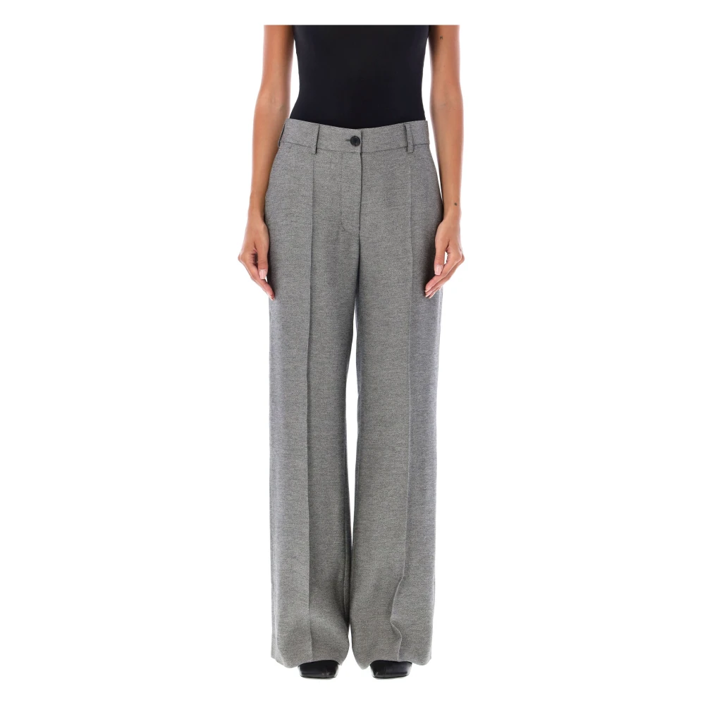 JW Anderson Grijze Formele Wijde Broek Gray Dames