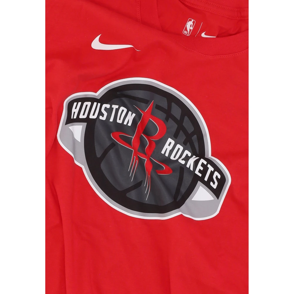 Nike Houston Rockets Logo Tee Rood Red Heren