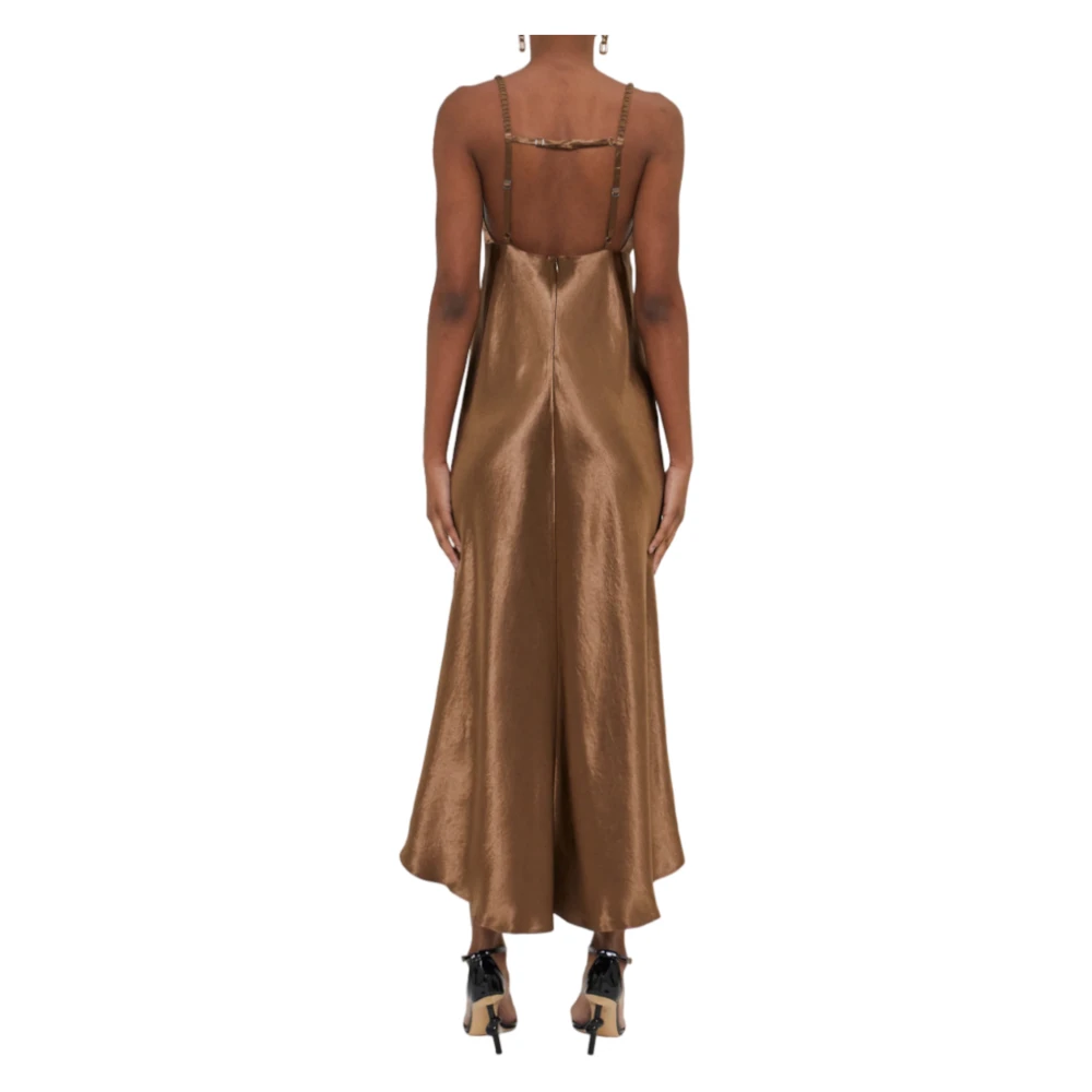 Max Mara Elegante Bruine Jurken Baden Brown Dames