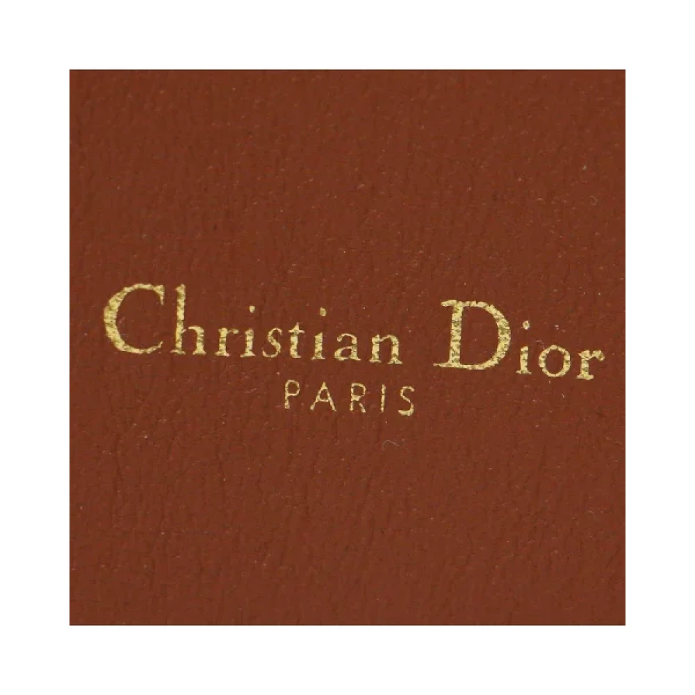 Dior Vintage Pre-owned Leather belts Brown Dames