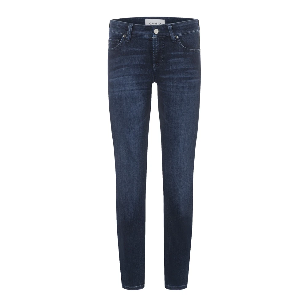 Cambio Women's Blue Slim-Fit Jeans - Slim Fit Jeans - Xs - Jeans