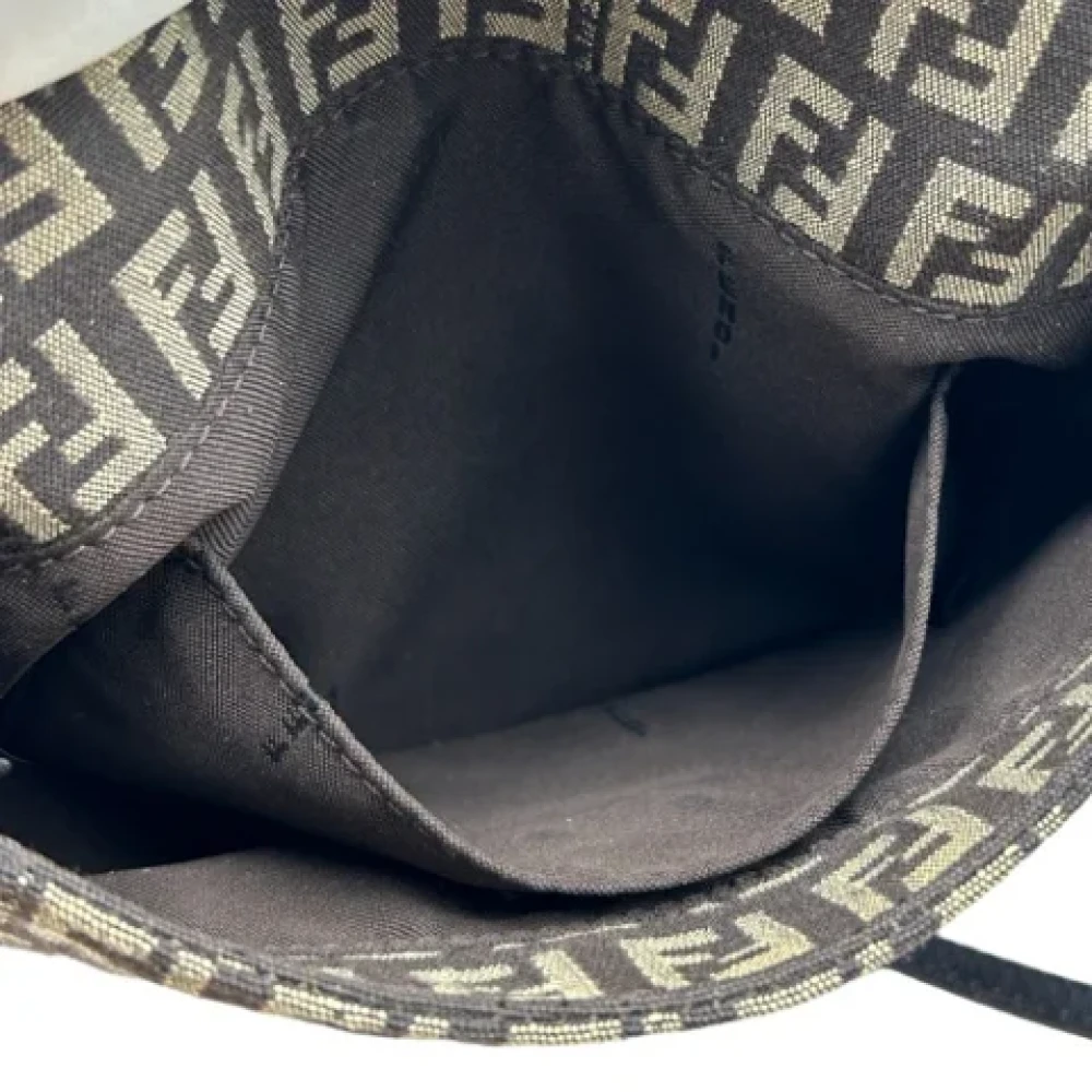 Fendi Vintage Pre-owned Canvas fendi-bags Brown Dames