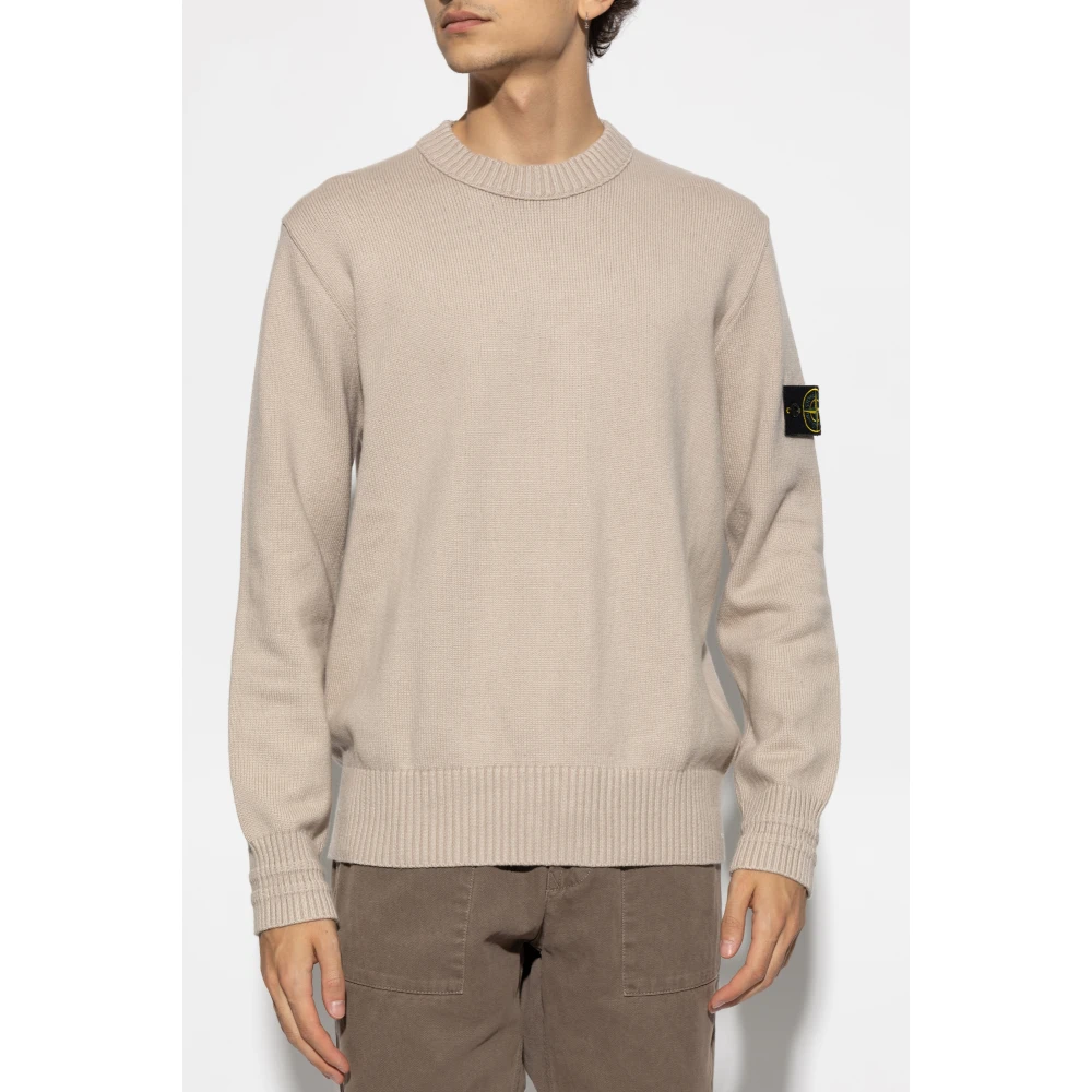 Stone Island Trui met logo Beige Heren