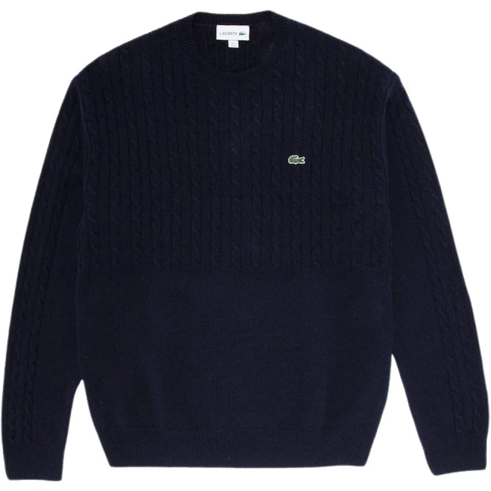 Lacoste Blauwe Trui Herfst Winter Blue Heren