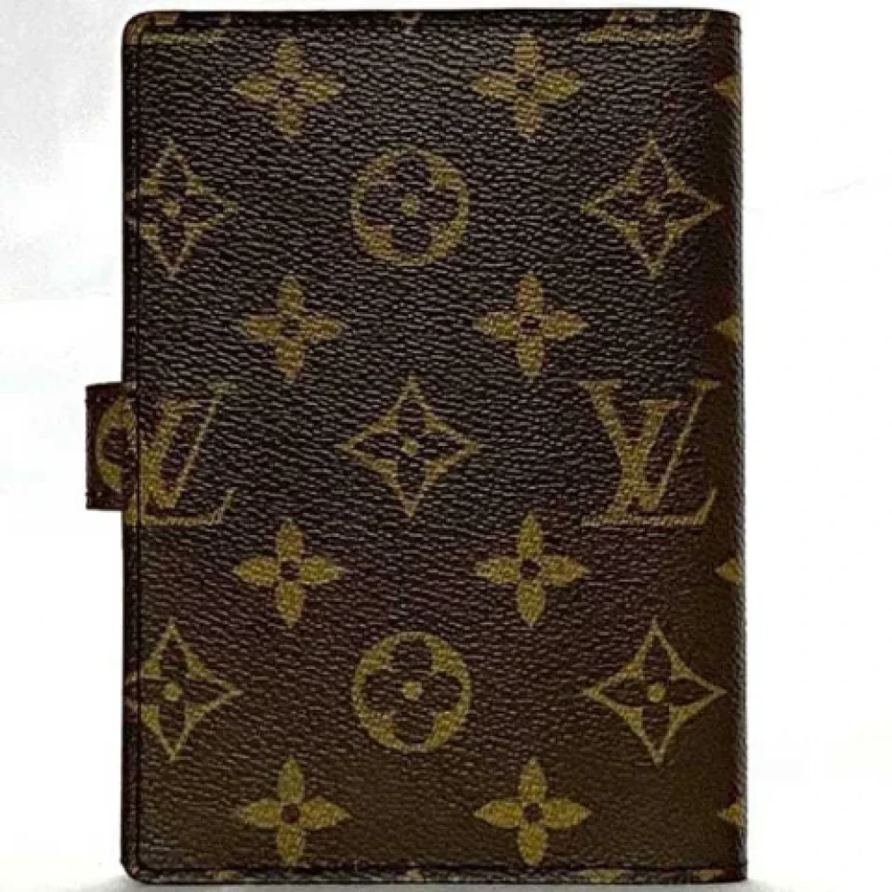 Louis Vuitton Vintage Pre-owned Fabric home-office Brown Dames