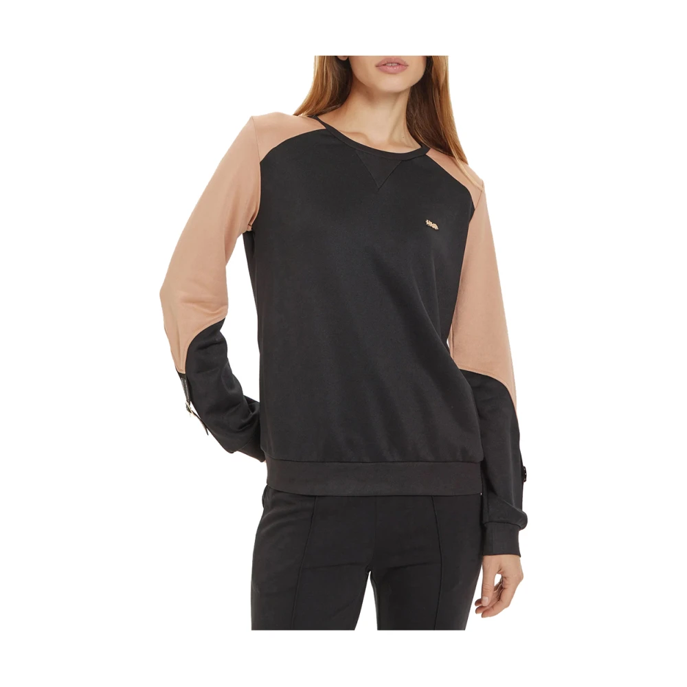 Liu Jo Zwarte Sweater Chic Slim Fit Black Dames