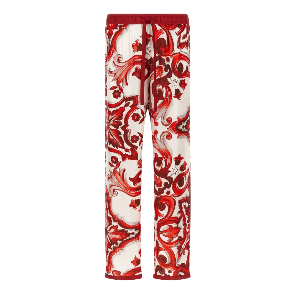 Dolce & Gabbana Homme Rouge - Pantalons - Pantalons - Taille: L