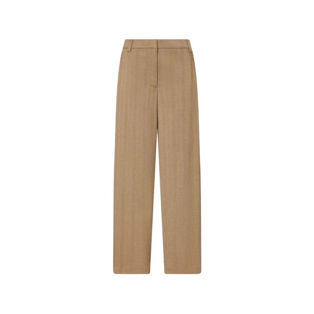 Liu Jo Straight Trousers Trousers Mujer Beige S