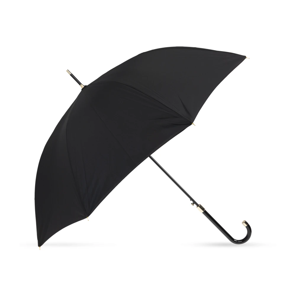 Moschino Paraplu met logo Black Unisex