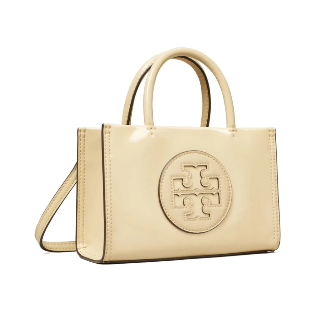 TORY BURCH Bio-Tex™ Crème Schoudertas Beige Dames