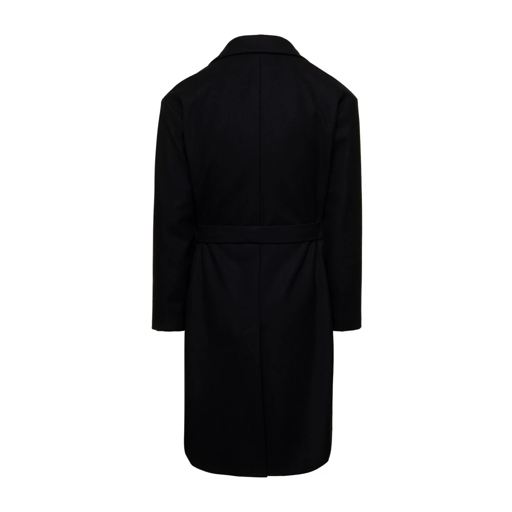 Hevo Single-Breasted Coats Black Heren