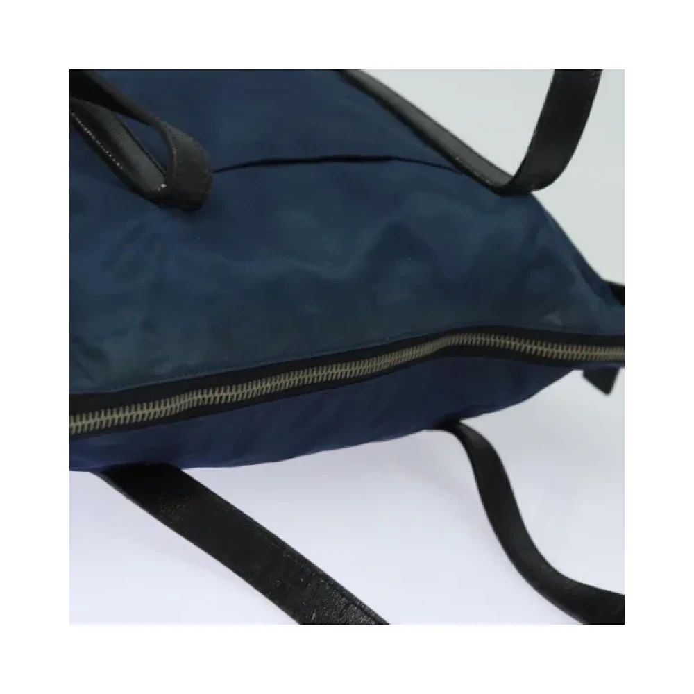 Prada Vintage Pre-owned Nylon prada-bags Blue Dames
