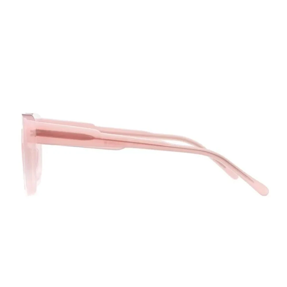 Kuboraum Roze Vierkante Bril Helder Lens Pink Dames