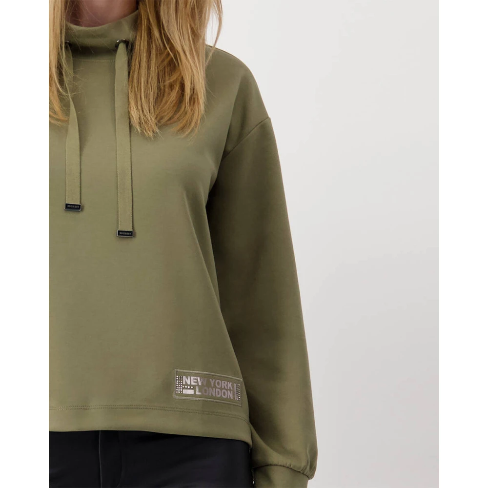 monari Stijlvolle Pullover T-shirt Green Dames
