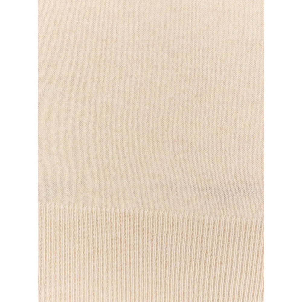 BRUNELLO CUCINELLI Kasjmier Crew-Neck Sweater Yellow Heren