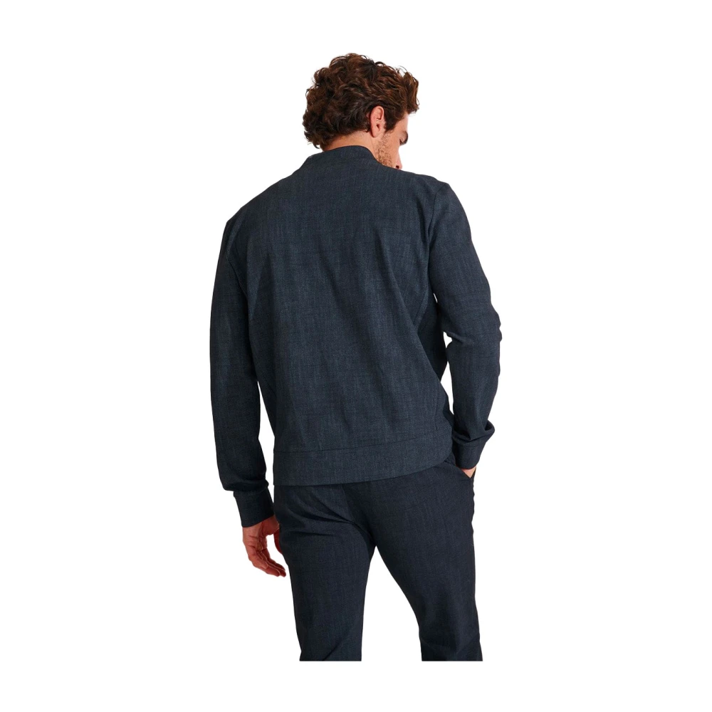 Cala 1789 Zwarte Danyel Cansiglia jas met rits Blue Heren