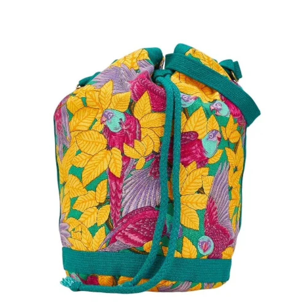Hermès Vintage Pre-owned Cotton shoulder-bags Multicolor Dames