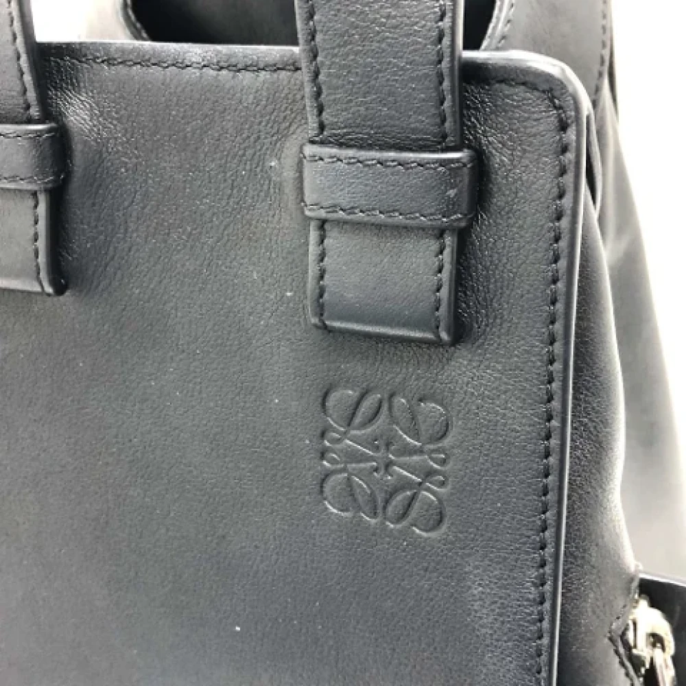 Loewe Pre-owned Leather handbags Black Dames
