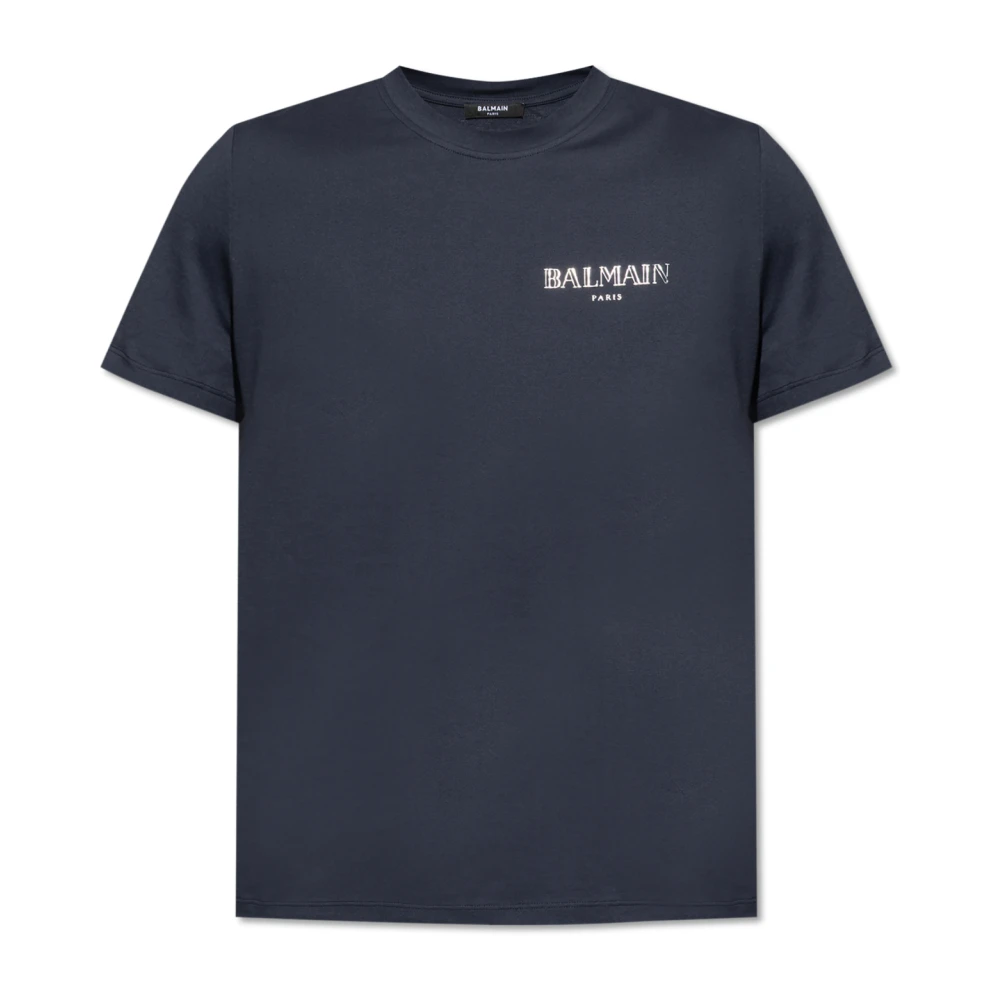 Balmain - Tops > T-Shirts - Blue - Balmain - Modalova