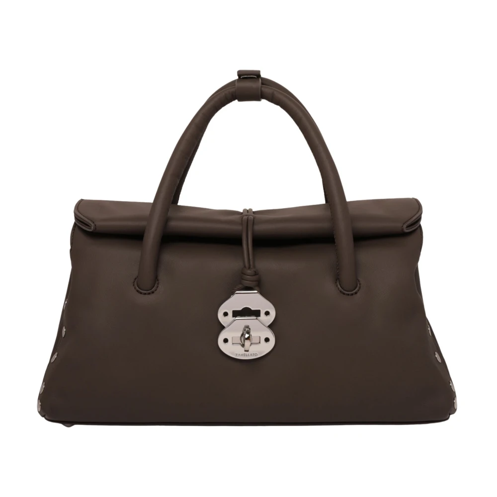 Zanellato Women's Brown Postina Top-Handle Bag - Handbags - One Size - Bags