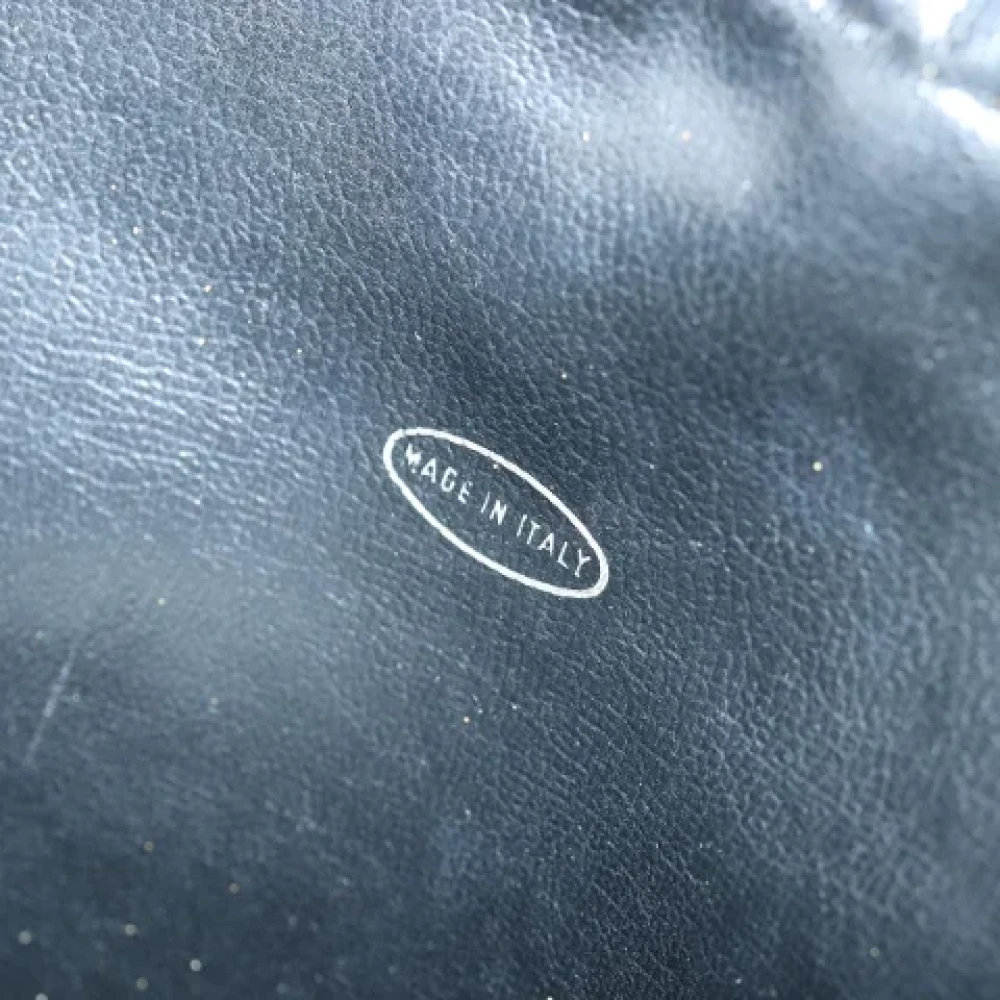 Chanel Vintage Pre-owned Leather shoulder-bags Black Dames