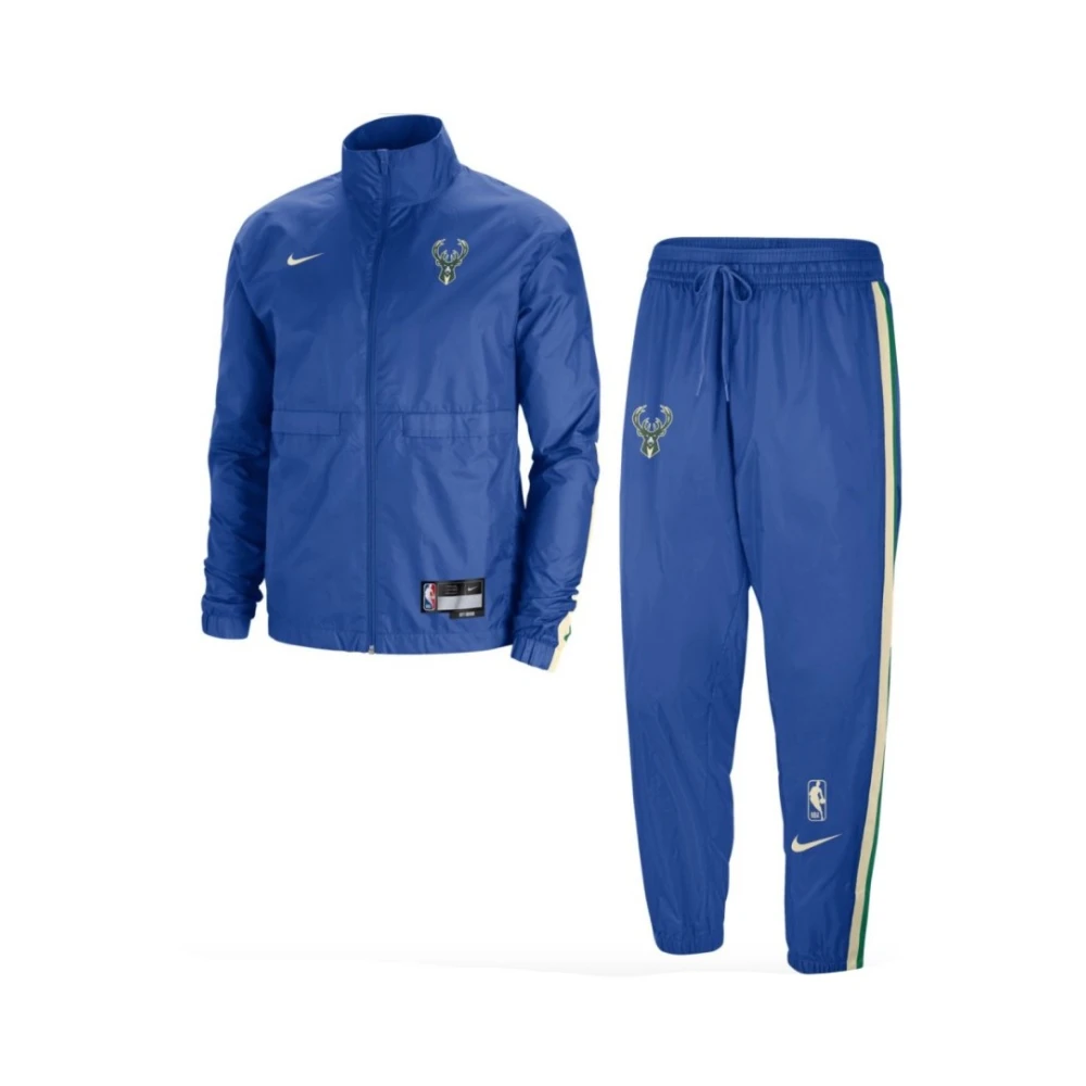 Nike NBA City Edition Courtside Tracksuit Blue Heren