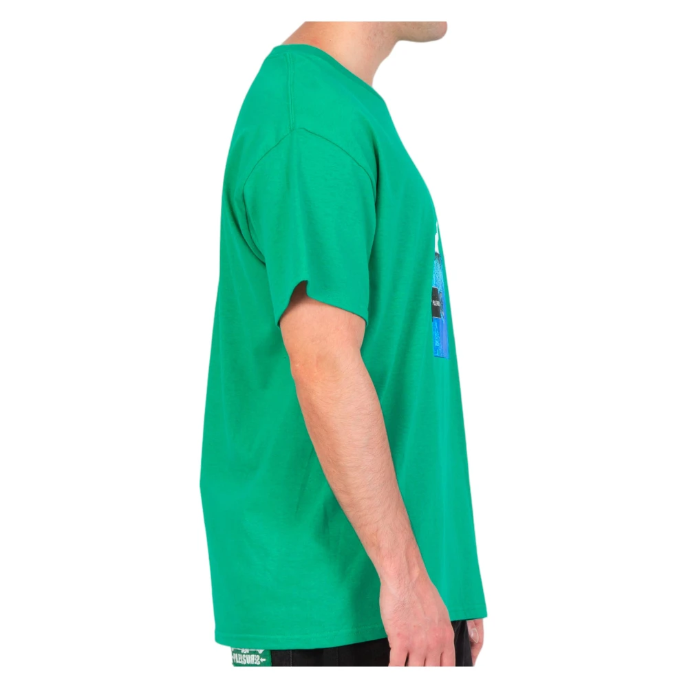 Pleasures Groene Opera Tee Shirt Green Heren
