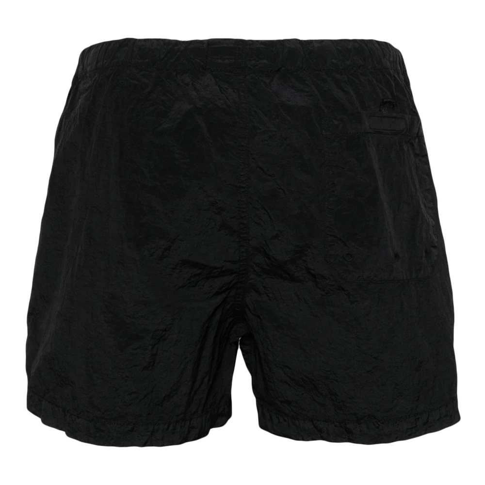 Stone Island Kompas Patch Zwemshorts Black Heren