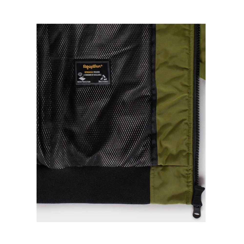 RefrigiWear Winter Bomberjack Winddicht Nylon Green Heren