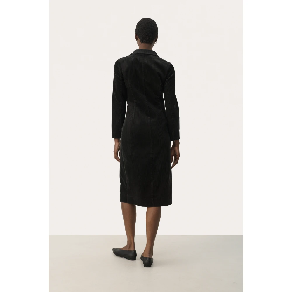 Part Two Zwarte Lizellpw Dr Jurk Black Dames