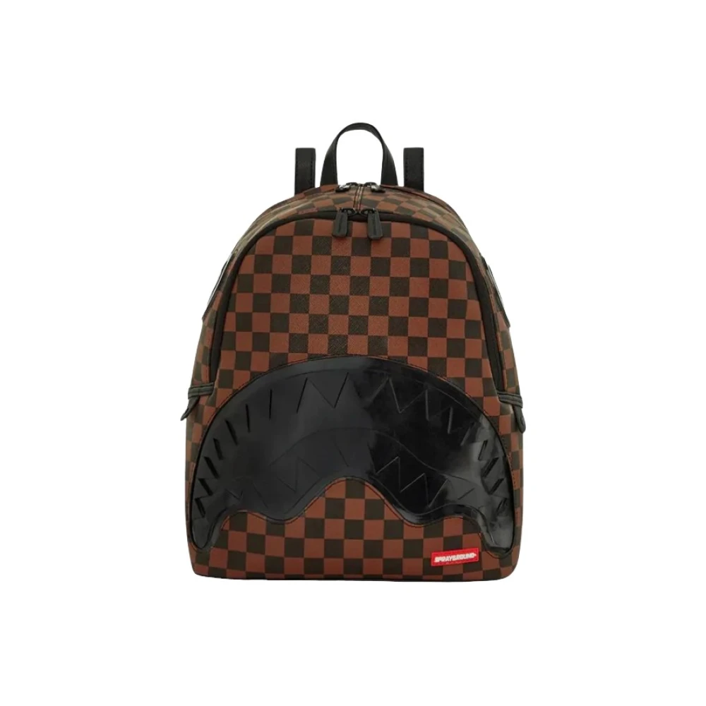 Sprayground Transparante Mini Rugzak met Ogen Brown Unisex