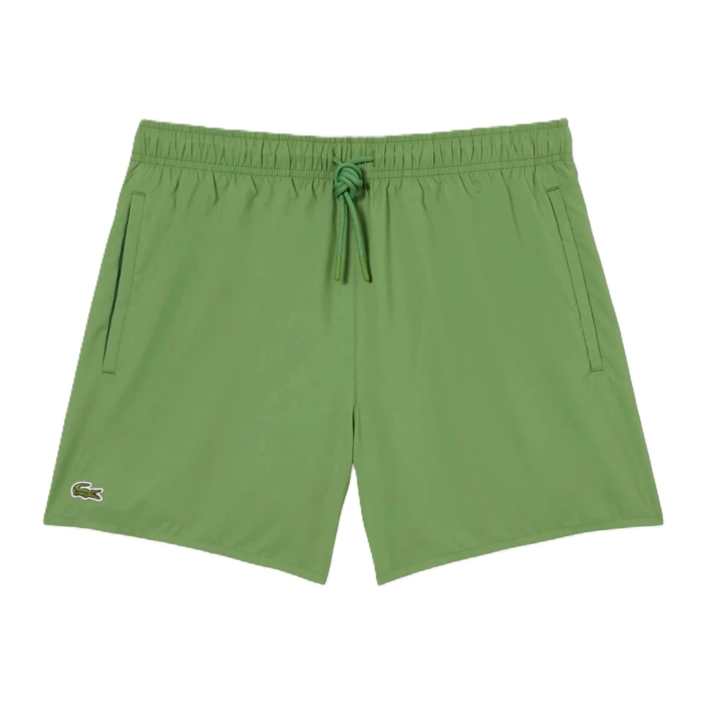 Lacoste Mannelijk Groente Badmode Heren, Groen, Xl, Polyester, Sneldrogende Zwembroek
