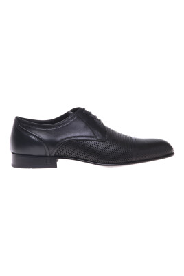 black-perforated-leather-lace-up