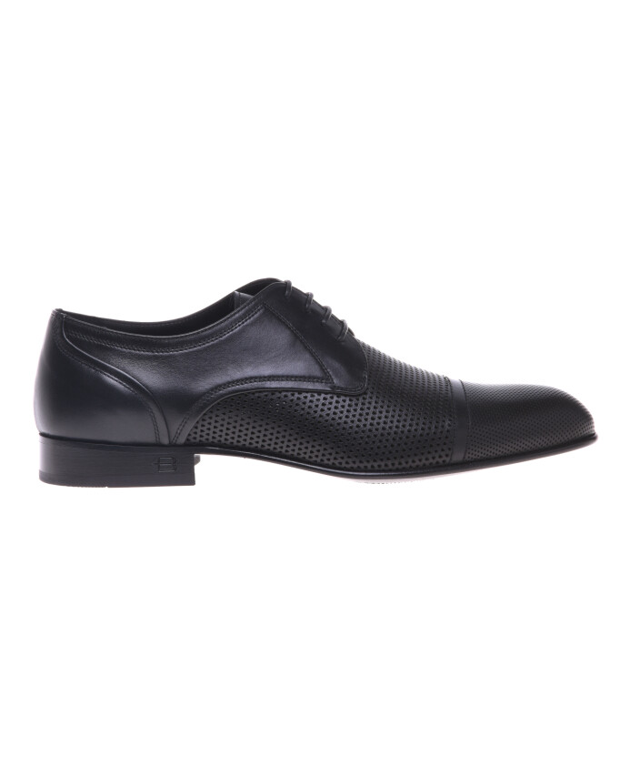 black-perforated-leather-lace-up