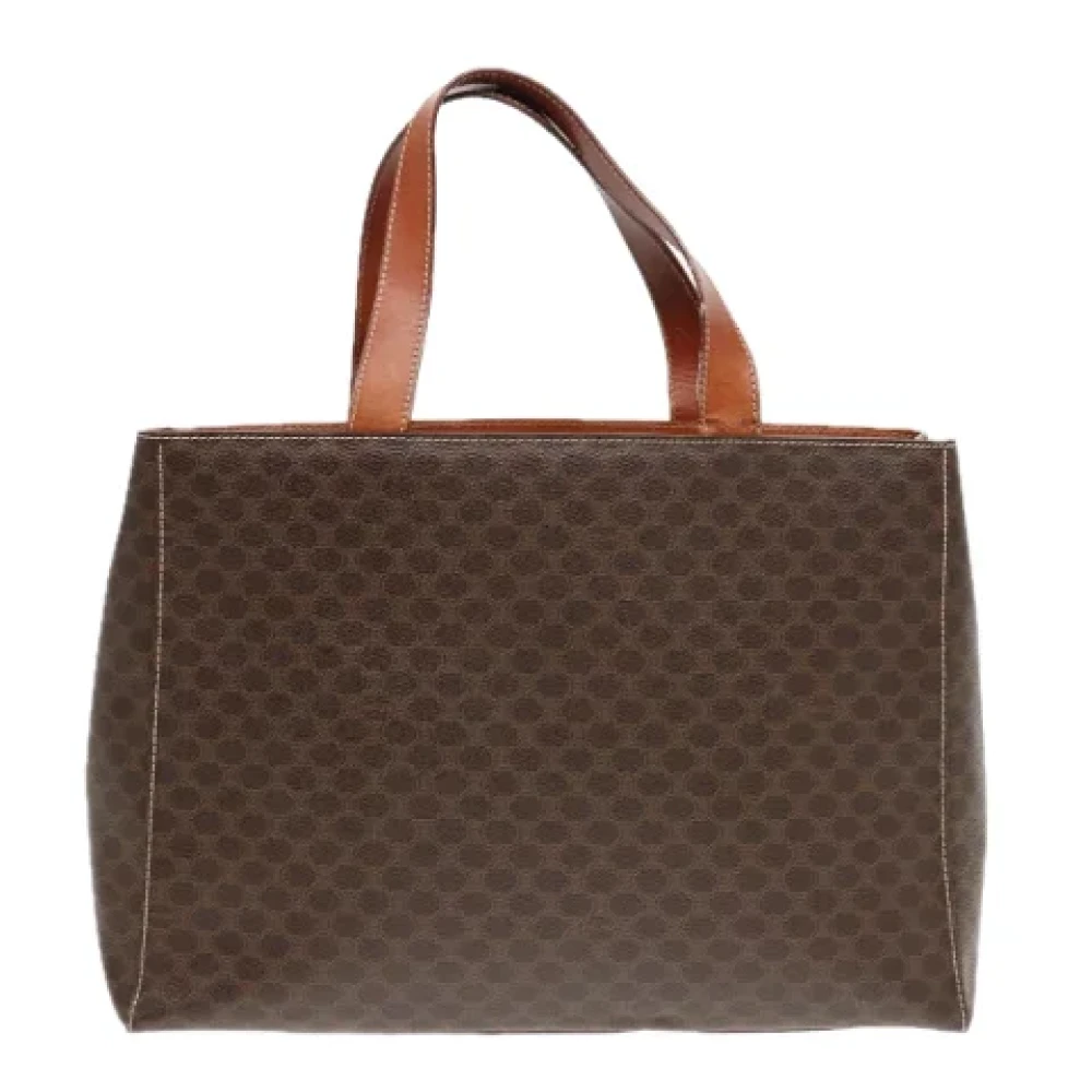 Celine Vintage Pre-owned Leather handbags Brown Dames