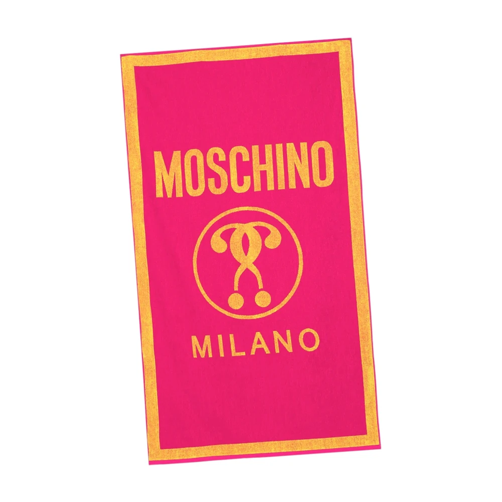 Moschino Towels Pink Unisex
