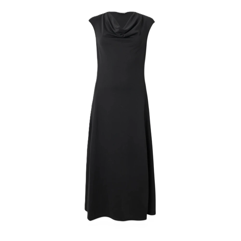 Max Mara Women's Black Midi Dresses, M, Vetusta Dress