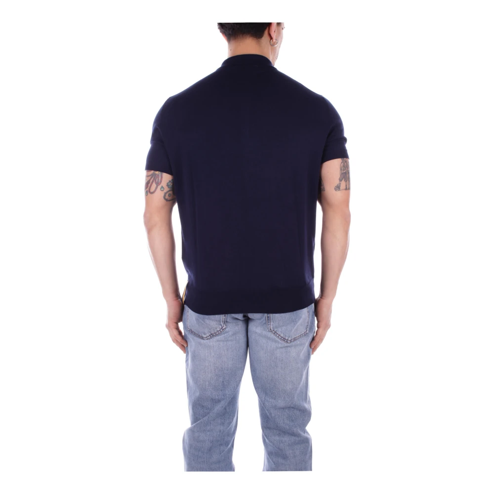 K-way Polo Shirts Blue Heren