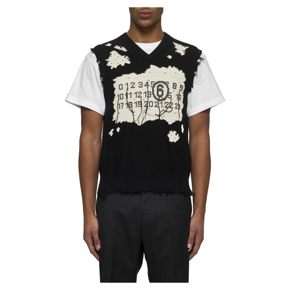 MM6 Maison Margiela Zwarte Jassen voor Stijlvolle Look Black Heren