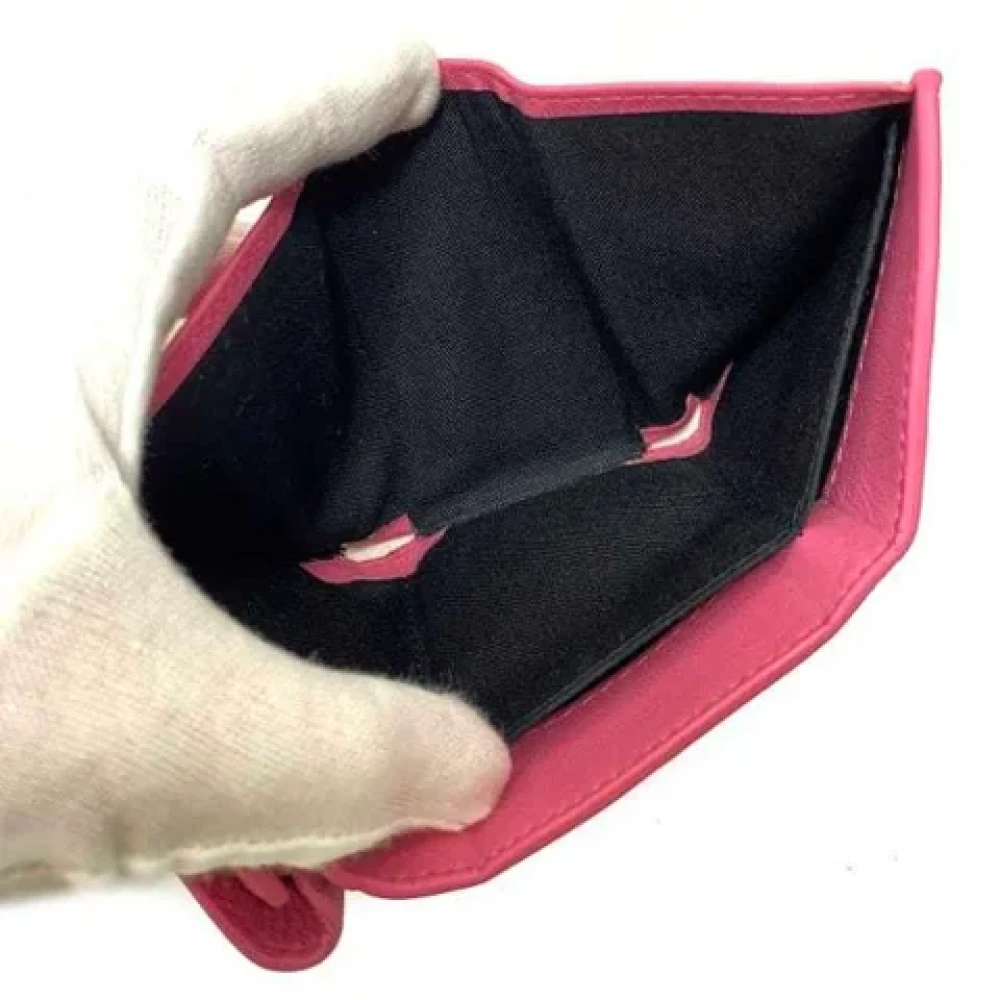 Balenciaga Vintage Pre-owned Leather wallets Pink Dames