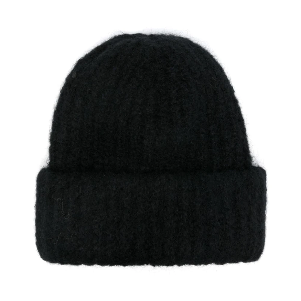 Sunflower Zwarte Beanie Muts Wintermode Accessoire Black Heren