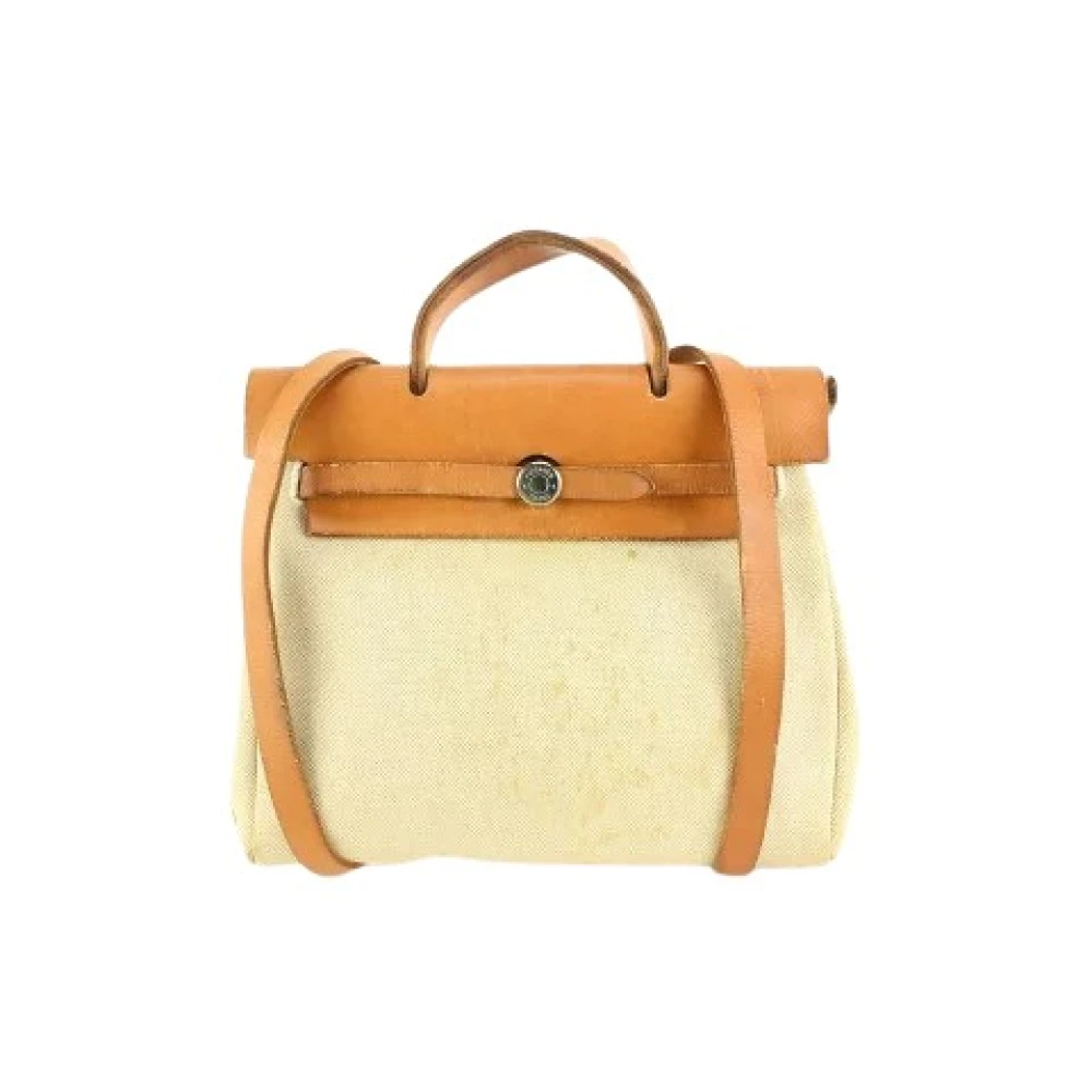 Hermès Vintage Ryggsäck som är begagnad Beige, Dam