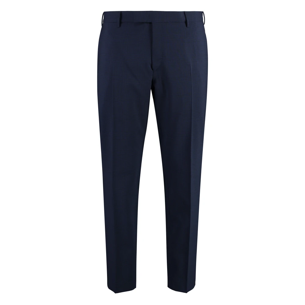 Pt Torino Men's Blue Suit Trousers, 4XL, Virgin Wool Trousers