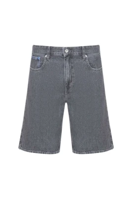 Regular Logo Denim Short