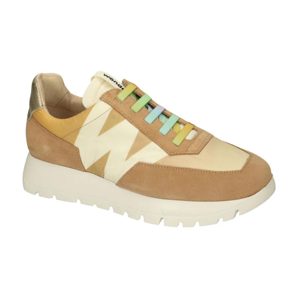 Wonders Odisei Sneaker Dames Schoenen Beige