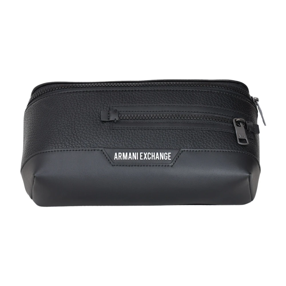 Armani Exchange Logo Marsupio Tas Black Heren