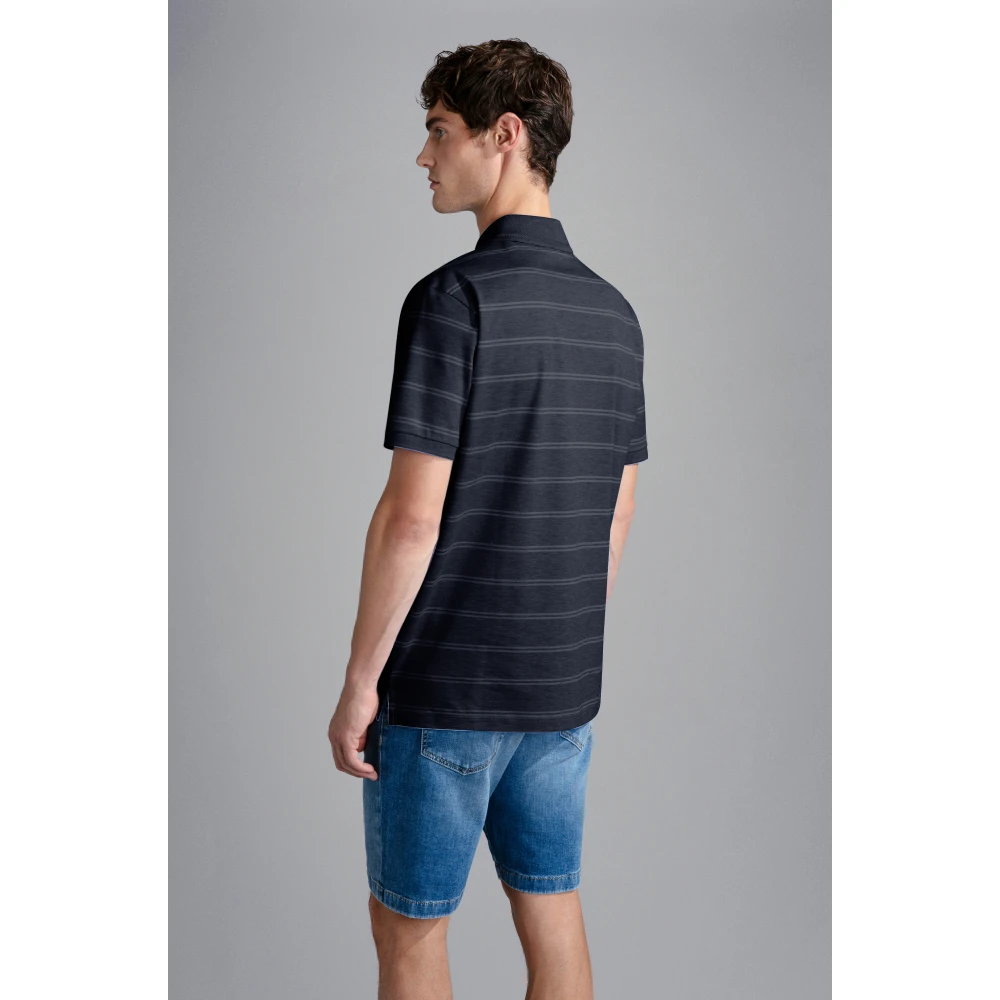 PAUL & SHARK Polo Shirts Blue Heren