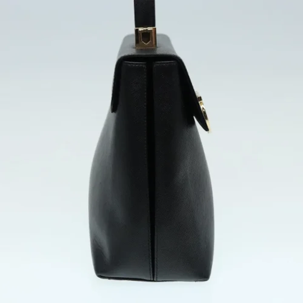 Salvatore Ferragamo Pre-owned Leather handbags Black Dames